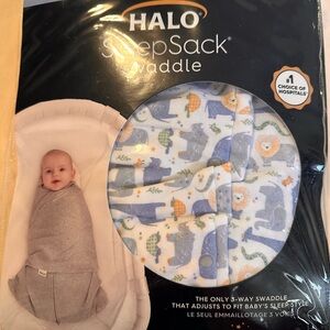 Halo SleepSack Swaddle with Growth Chart.